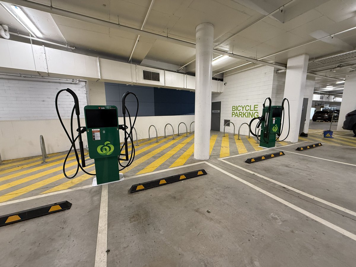 samkoh's tweet photo. @LudicrousFeed @Rizflip my local woolies are upgrading their chargers to dc chargers. https://t.co/xBq3cH2IoI