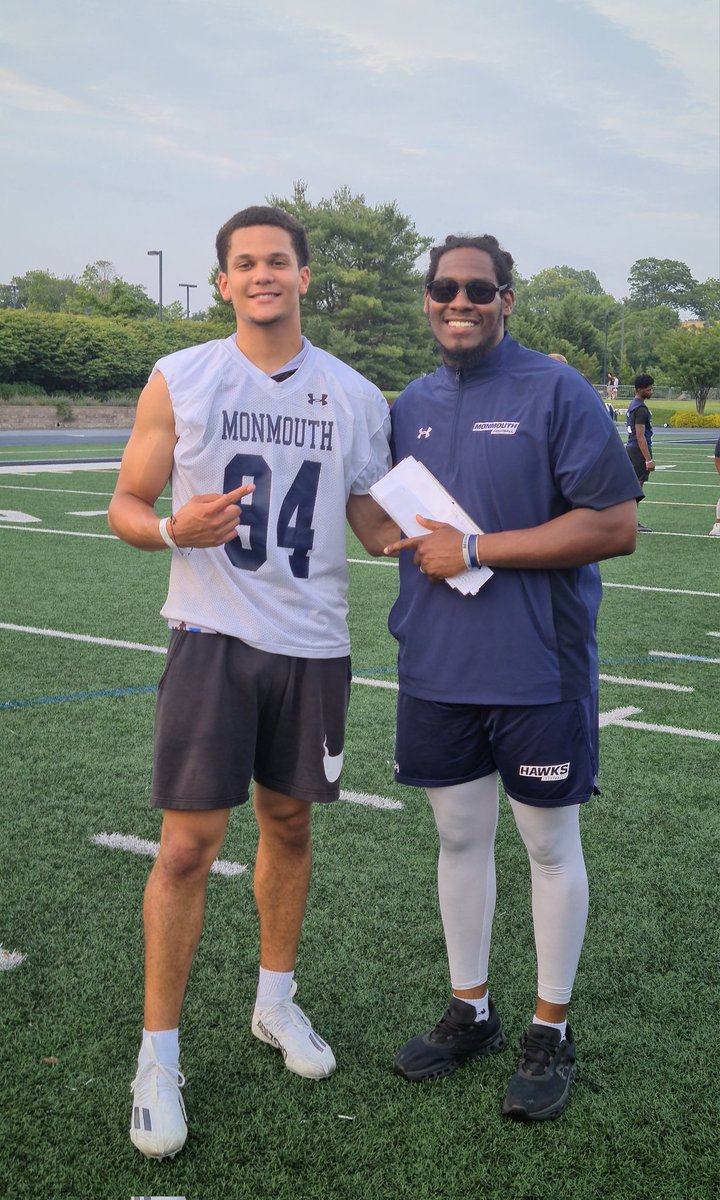Javier Harrington (@javierharringt8) on Twitter photo Thanks to Monmouth University Football <a href="/MUHawksFB/">Monmouth Football</a> and Coach Cole <a href="/CoachCole94/">Codey Cole</a> for putting on a great camp. I appreciate the instruction and the opportunity to compete.
<a href="/_Underrecruited/">Underrecruitedsports</a> <a href="/SVPFootball/">St. Vincent Pallotti Football</a> <a href="/CoachBigTone/">Anthony (Tony) Ashley</a> <a href="/McBrienGroup/">McBrien Group</a> Thanks to Monmouth University Football <a href="/MUHawksFB/">Monmouth Football</a> and Coach Cole <a href="/CoachCole94/">Codey Cole</a> for putting on a great camp. I appreciate the instruction and the opportunity to compete.
<a href="/_Underrecruited/">Underrecruitedsports</a> <a href="/SVPFootball/">St. Vincent Pallotti Football</a> <a href="/CoachBigTone/">Anthony (Tony) Ashley</a> <a href="/McBrienGroup/">McBrien Group</a>