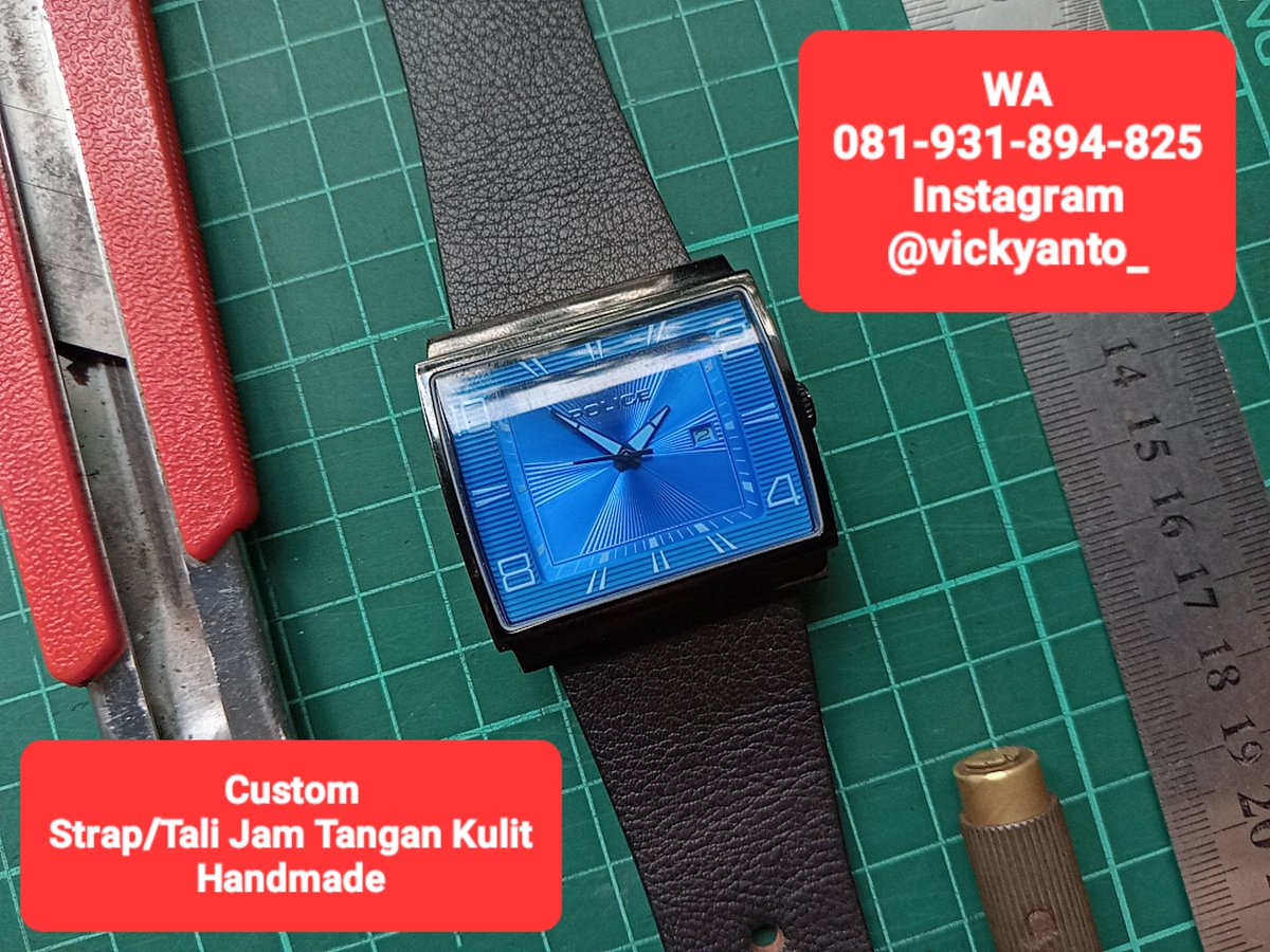 vickyanto_'s tweet photo. ⌚ Custom Strap/Tali Jam Tangan Kulit Handmade

🐄 100% Kulit Asli

💰 Mulai Rp150.000

🏠 Jl. Silikat 32A (Masuk Gg Penjahit Kulit), Purwantoro, Blimbing

📱 https://t.co/MPuQZ10mcM

📷 https://t.co/cz6hv0w2y5

📍https://t.co/jySiNQFZfL

@infomalang
#pasarmingguinfomalang https://t.co/sAZIIcubzt