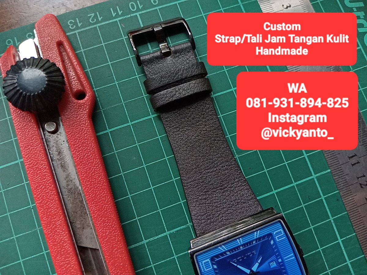 vickyanto_'s tweet photo. ⌚ Custom Strap/Tali Jam Tangan Kulit Handmade

🐄 100% Kulit Asli

💰 Mulai Rp150.000

🏠 Jl. Silikat 32A (Masuk Gg Penjahit Kulit), Purwantoro, Blimbing

📱 https://t.co/MPuQZ10mcM

📷 https://t.co/cz6hv0w2y5

📍https://t.co/jySiNQFZfL

@infomalang
#pasarmingguinfomalang https://t.co/sAZIIcubzt
