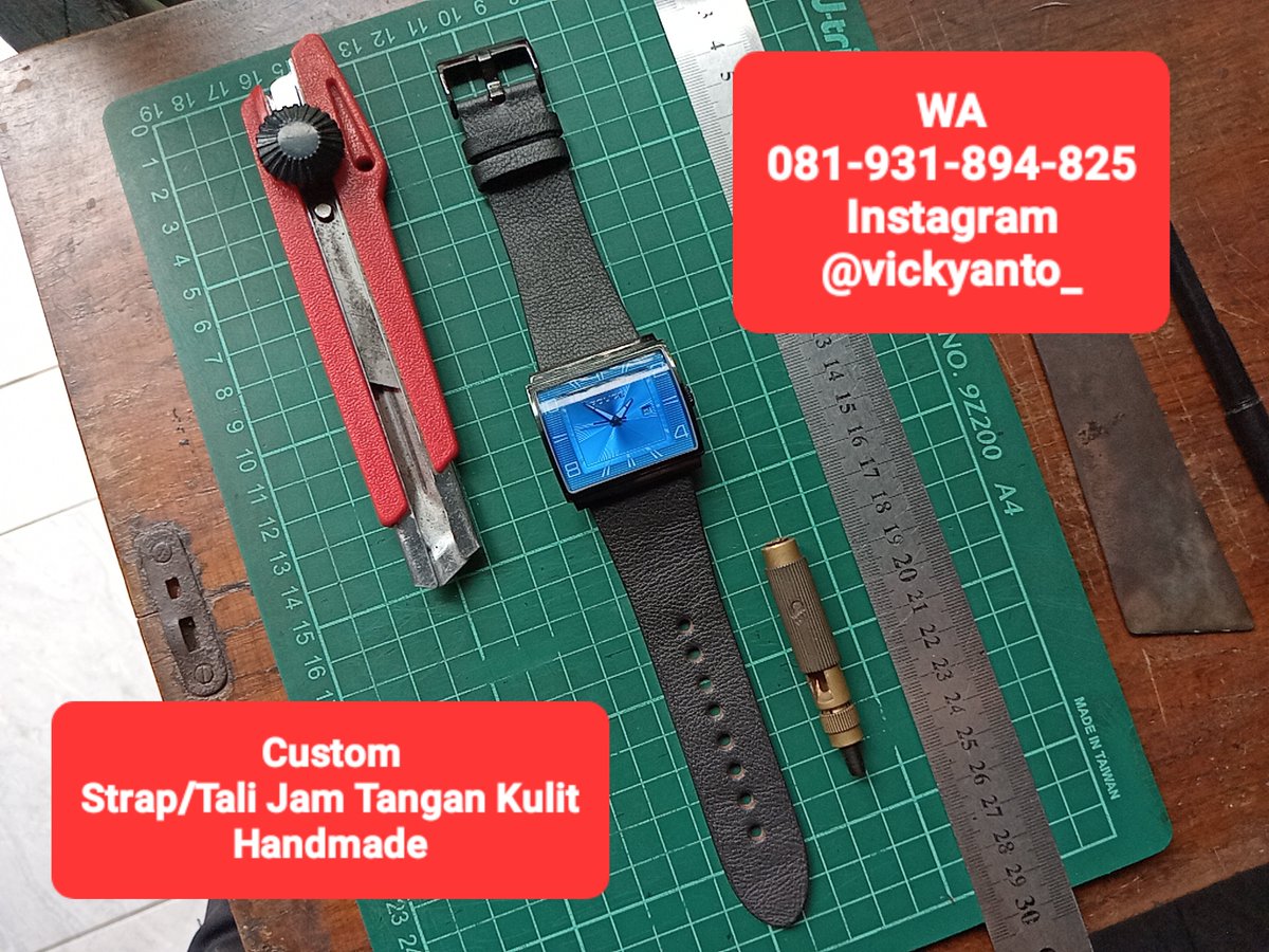 vickyanto_'s tweet photo. ⌚ Custom Strap/Tali Jam Tangan Kulit Handmade

🐄 100% Kulit Asli

💰 Mulai Rp150.000

🏠 Jl. Silikat 32A (Masuk Gg Penjahit Kulit), Purwantoro, Blimbing

📱 https://t.co/MPuQZ10mcM

📷 https://t.co/cz6hv0w2y5

📍https://t.co/jySiNQFZfL

@infomalang
#pasarmingguinfomalang https://t.co/sAZIIcubzt