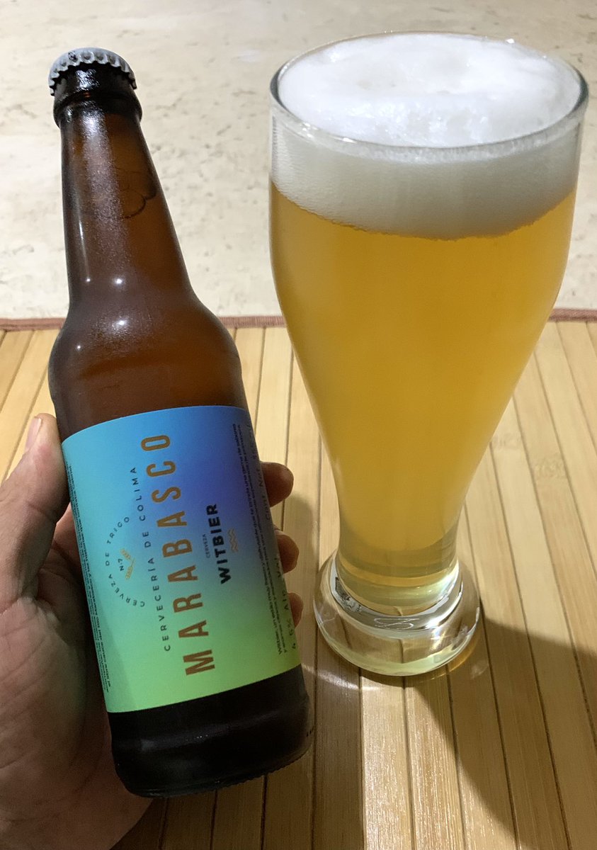 Marabasco Witbier de <a href="/cervezadecolima/">Cervecería de Colima</a> 
#MexicanCraftBeer #CraftBeer