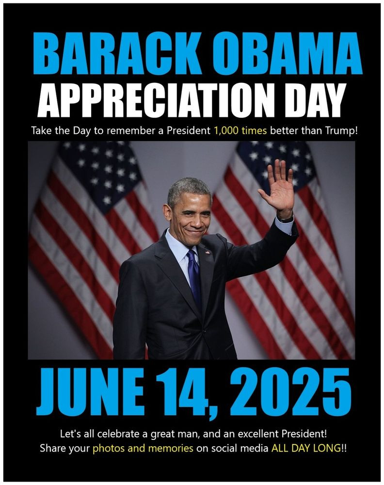 #ObamaAppreciationDay2025