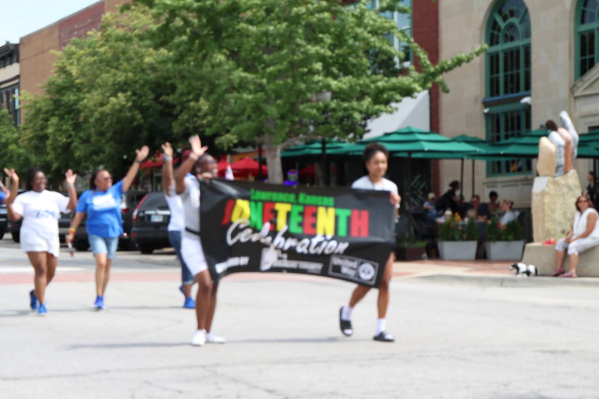 KUafs's tweet image. Juneteenth Celebration &amp;amp; Parade - Lawrence, KS - June 14, 2025 #BlackHistory