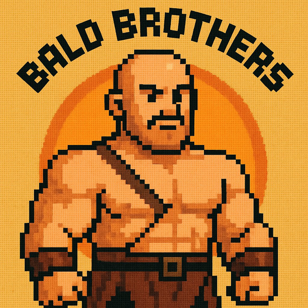 EmpCrypt0's tweet photo. Pixel by pixel, we rise. @baldbrothers_ 

⚔️ bröthers unite
#baldbröthers #hyperliquid https://t.co/1llmMBYqhU