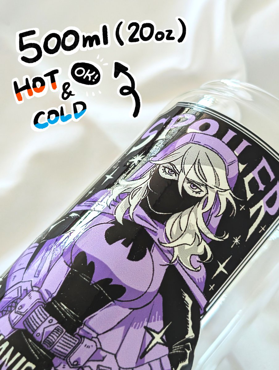 Lingi15's tweet photo. 🦇SPOILER💜 Glass Cup!
Pre-order now on both my Ko-fi and etsy shop!💜
https://t.co/NRm7wwNdta
#kofishop #etsyshop #stephaniebrown #glasscup https://t.co/usImUhEO75
