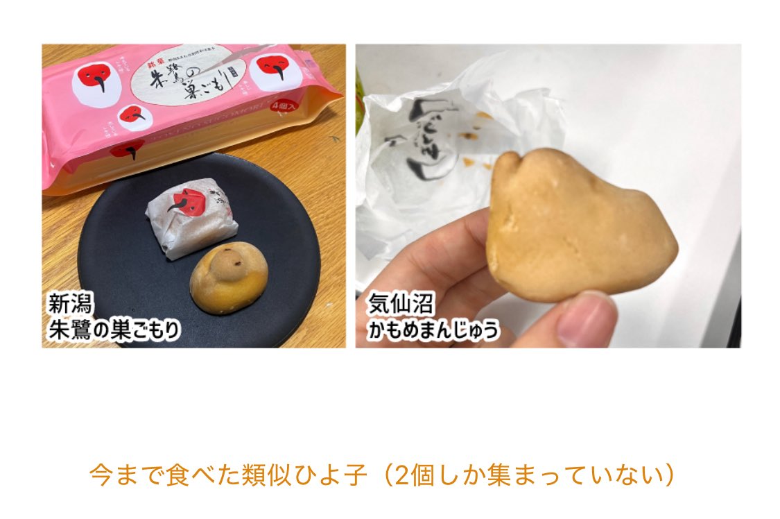 「ひよ子まんじゅうに類似した、他地方の鳥を模した和菓子」をゆるく集めてる(全然集まってない)のだけど、この前いただいた富山の「立山の雷鳥」はあまりにもシンプルなお顔立ちで歓声出た