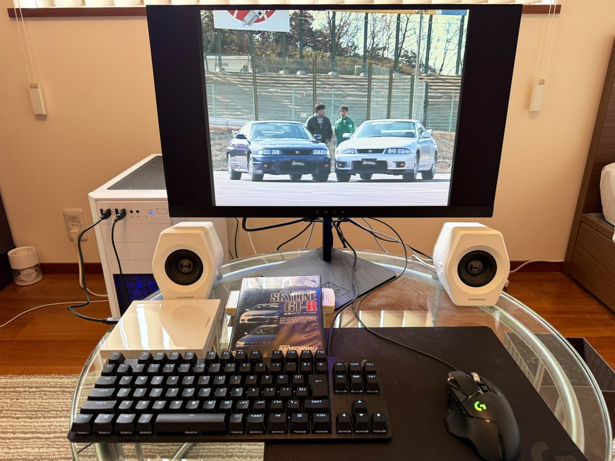 GT-R33の伝説のシーン()
たまたまDVD持ってましたw
外付けDVDドライブのテストで再生💿