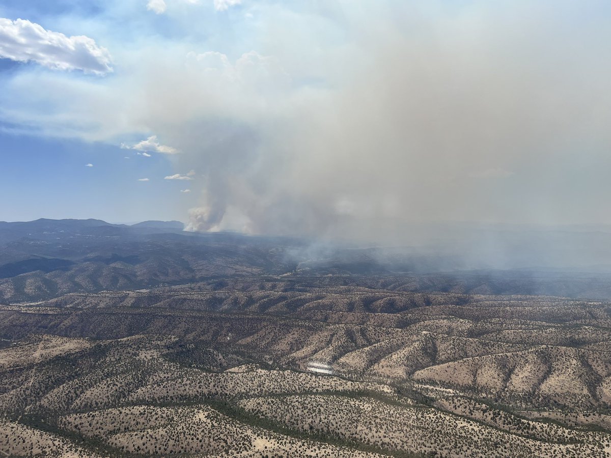 Trout Fire making a pretty good push this afternoon. Just a couple shots from the tanker base and flying by on our way to the Buck Fire.