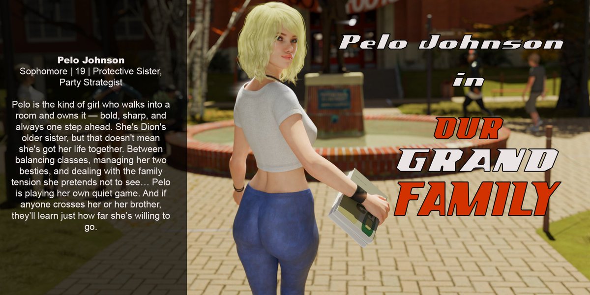 Big Dig Energy (@bigdiggenergy) on Twitter photo Meet PELO—The Sister With a Plan
College sophomore. Social queen. Protective big sis.
Pelo runs her circle like a boss—but behind the glam, she’s keeping secrets of her own.
And when family drama hits hard, she’s not going down without a fight.
Pelo Model by: <a href="/AndavaAgain/">Andava (COMMS CLOSED)</a> Meet PELO—The Sister With a Plan
College sophomore. Social queen. Protective big sis.
Pelo runs her circle like a boss—but behind the glam, she’s keeping secrets of her own.
And when family drama hits hard, she’s not going down without a fight.
Pelo Model by: <a href="/AndavaAgain/">Andava (COMMS CLOSED)</a>
