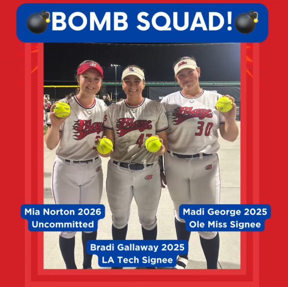 Blaze United 18U (@blazeunited18) on Twitter photo Saturday BOMB SQUAD!!!! Shout out to Bradi Gallaway for her 2 bombs, while Mia Norton and Madi George each had a solo shot! Keep it going ladies! Back at it at 10am tomorrow at Mid America Field 1!!! #BeBlaze #BeUnited #BlazeOn #Bu
<a href="/MiaNorton_27/">Mia Norton 2026</a> <a href="/Bgallaway4/">Bradi Gallaway</a> <a href="/madilynn_george/">Madilynn George</a> Saturday BOMB SQUAD!!!! Shout out to Bradi Gallaway for her 2 bombs, while Mia Norton and Madi George each had a solo shot! Keep it going ladies! Back at it at 10am tomorrow at Mid America Field 1!!! #BeBlaze #BeUnited #BlazeOn #Bu
<a href="/MiaNorton_27/">Mia Norton 2026</a> <a href="/Bgallaway4/">Bradi Gallaway</a> <a href="/madilynn_george/">Madilynn George</a>