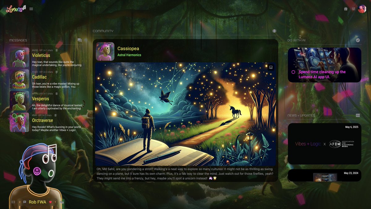 LumensAI's tweet image. A little Lumens v1.20 update:  vibesandlogic.com/blog/lumens-ai…