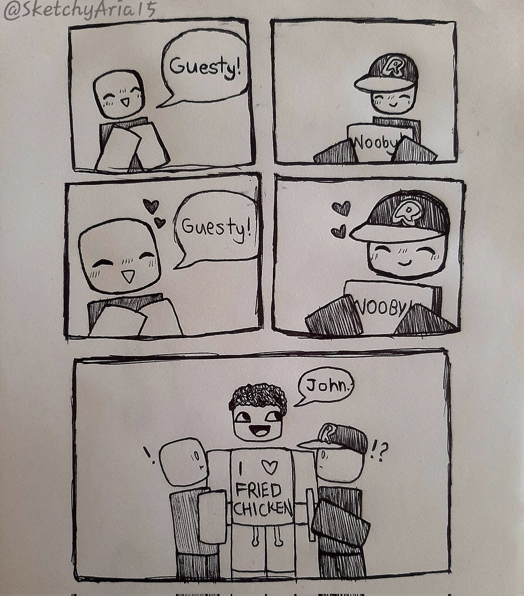 SketchyAria15's tweet image. Me and you and us and your friend shedletsky
#noobguest #guestnoob #shedletsky