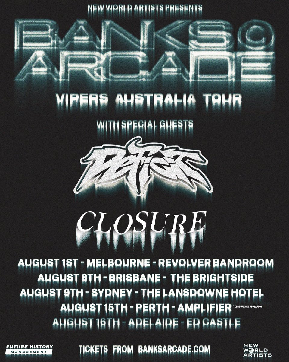 Tour is coming up quick! Have you got your tickets yet?? 

Link in bio 

#concert #music #metalmusic #numetal #hardcore #mosh #rock #live #livemusic #metal #heavymetal #trending #spotify #AppleMusic #beer