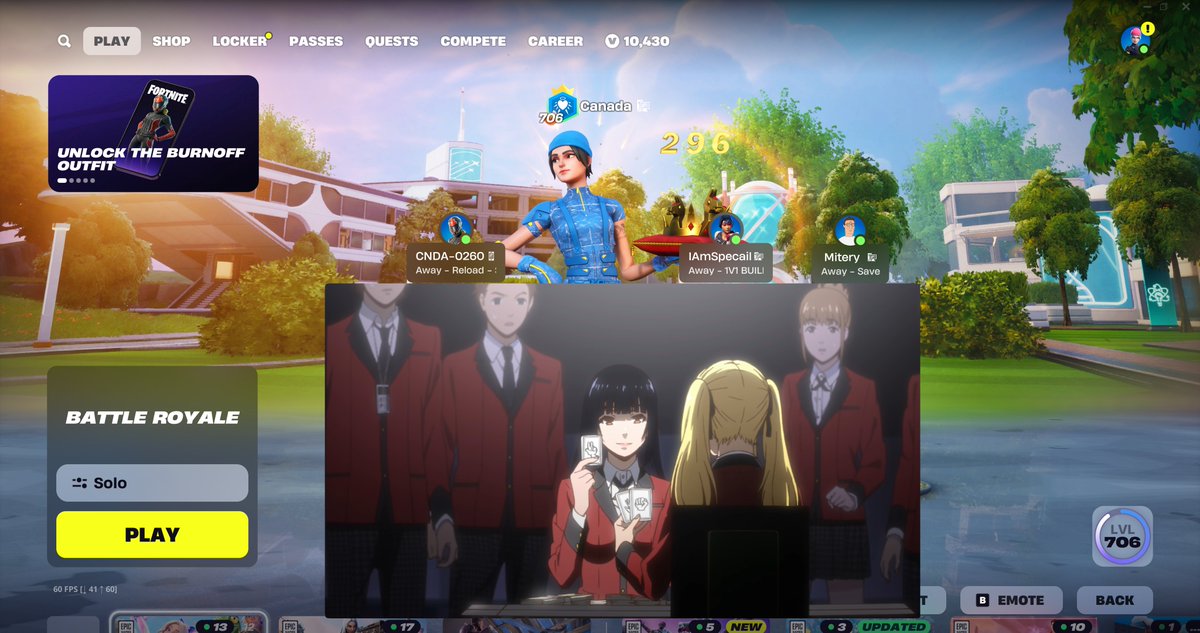 Time to rewatch my favourite anime for the next few hours while I grind.