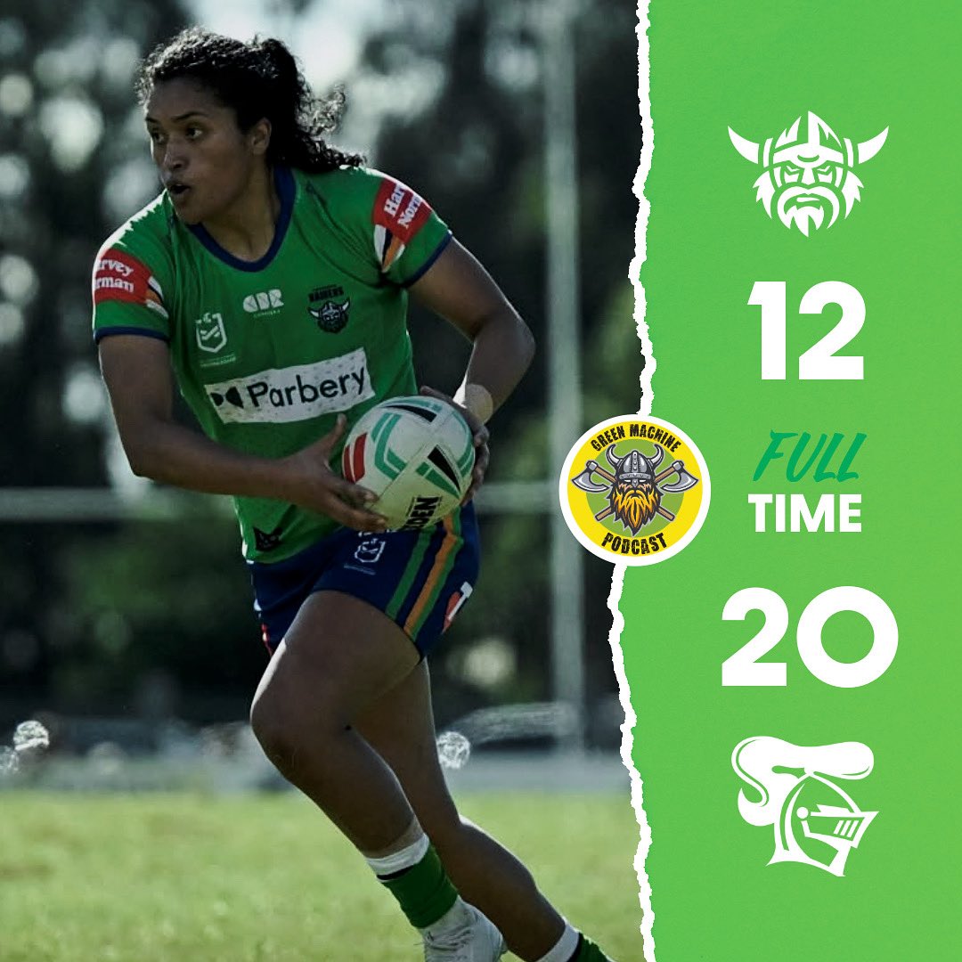 Our first NRLW trial of the year is over in Cessnock.

The Knights got up 5 tries to 3 but there were some good signs for our Raiders.

Raiders best were Chey Robins-Reti at fullback with Kere Maitua and Sophie Holyman both strong in the pack.