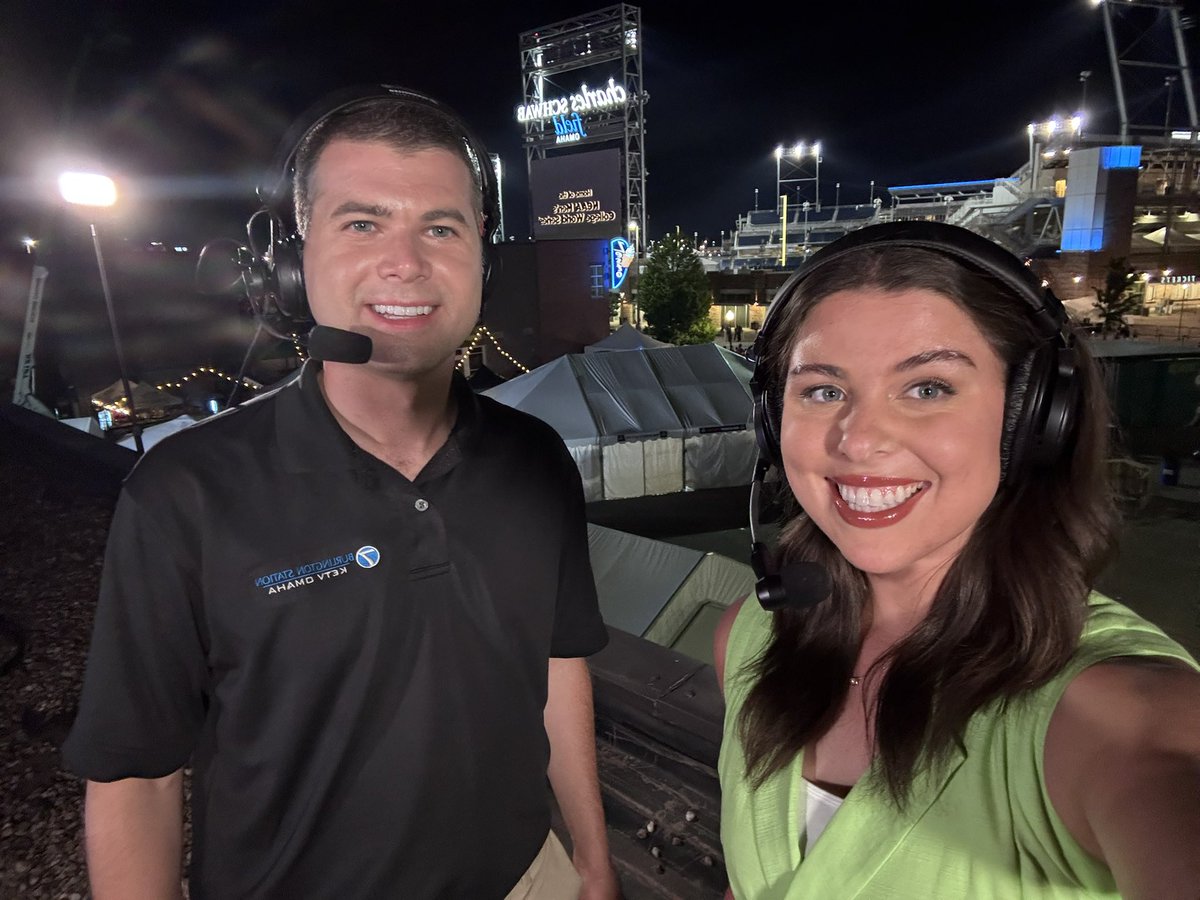 Matt Sottile (@msottiletv) on Twitter photo 📍Omaha Baseball Village ⚾️ 🏆
<a href="/LaurenMichelson/">Lauren Michelson</a> and I are standing by to recap a busy day at the College World Series.
Join us on <a href="/KETV/">KETV NewsWatch 7</a> for highlights, reaction and more! 📺 #MCWS 📍Omaha Baseball Village ⚾️ 🏆
<a href="/LaurenMichelson/">Lauren Michelson</a> and I are standing by to recap a busy day at the College World Series.
Join us on <a href="/KETV/">KETV NewsWatch 7</a> for highlights, reaction and more! 📺 #MCWS