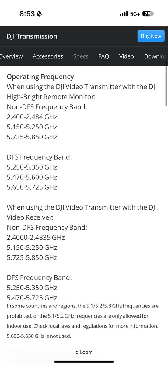 This thing may be good for video people but it’s a nightmare for Wi-Fi professionals. dji.com/mobile/transmi…