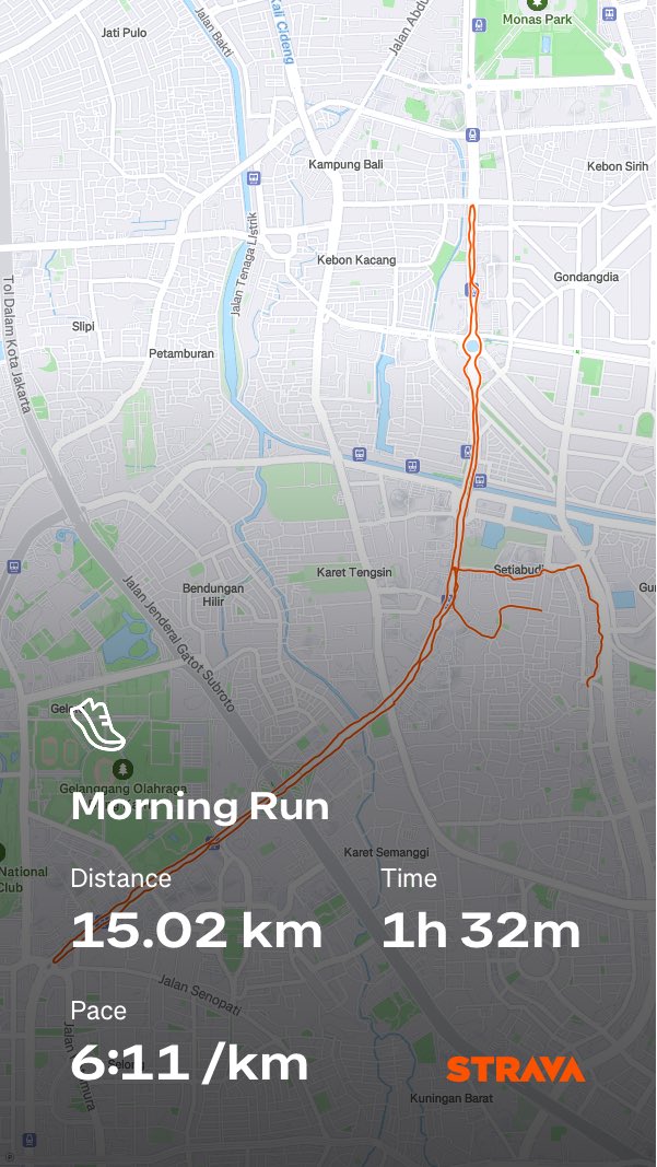 Race fit drill. HM @ Jakim in two weeks!