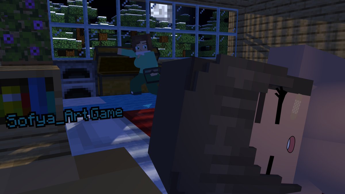 Sofya: Lo tome prestado
*Sofya la noche anterior*
-------------------------------
Sofya: I borrowed it
*Sofya last night*

#Minecraft #mineimator #render #oc