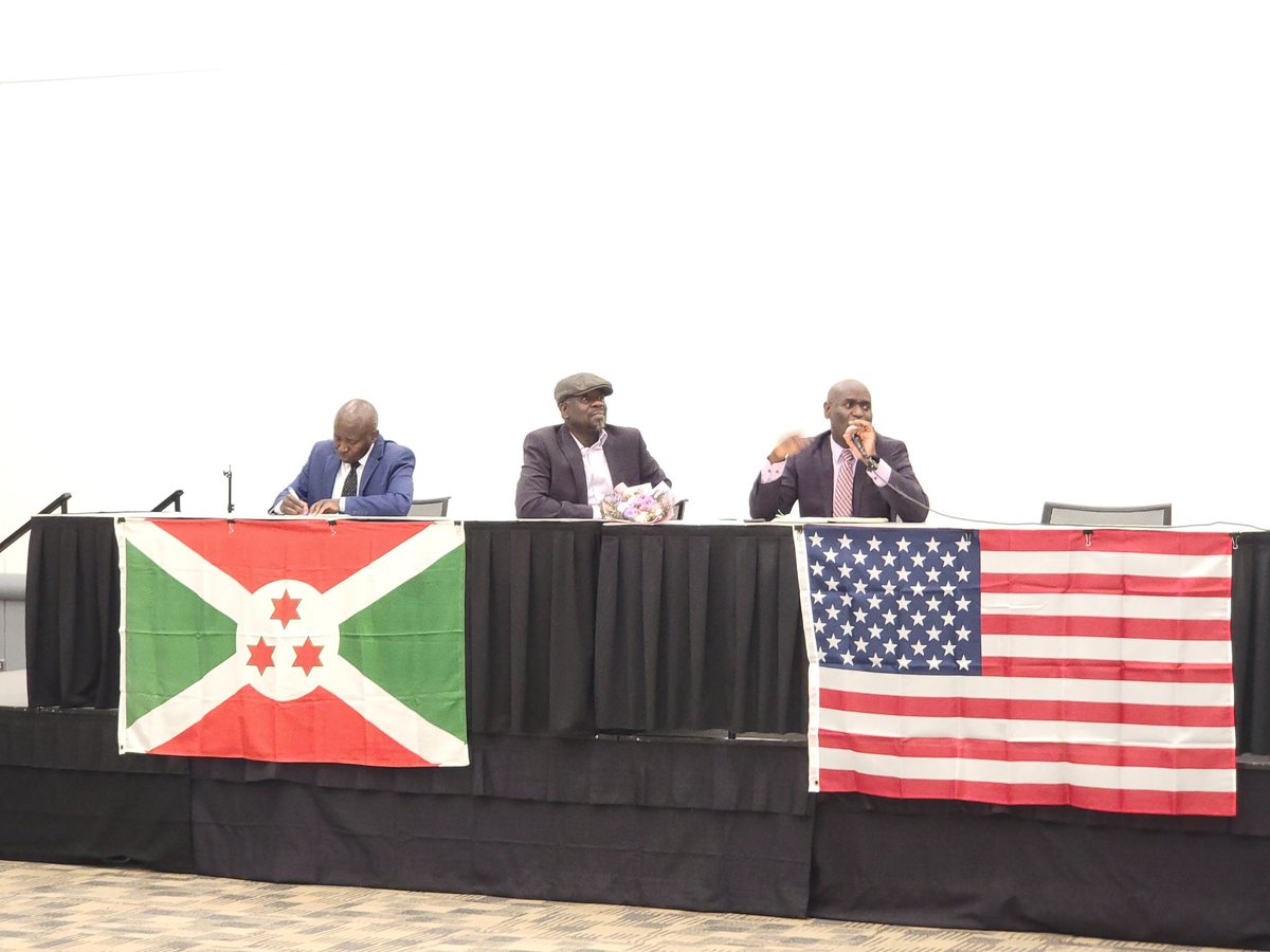 Burundi Embassy in USA (@burundiembusa) on Twitter photo A vibrant opening marked by the powerful rhythm of Burundian drummers welcomed H.E. Amb. <a href="/BoscoBarege1/">Bosco Barege</a> in Denver, Colorado, at the event organized by Organization for Colorado Burundians (OCOBU). The Ambassador praised the diaspora’s efforts and unity. 🇧🇮 #BurundiDiaspora A vibrant opening marked by the powerful rhythm of Burundian drummers welcomed H.E. Amb. <a href="/BoscoBarege1/">Bosco Barege</a> in Denver, Colorado, at the event organized by Organization for Colorado Burundians (OCOBU). The Ambassador praised the diaspora’s efforts and unity. 🇧🇮 #BurundiDiaspora
