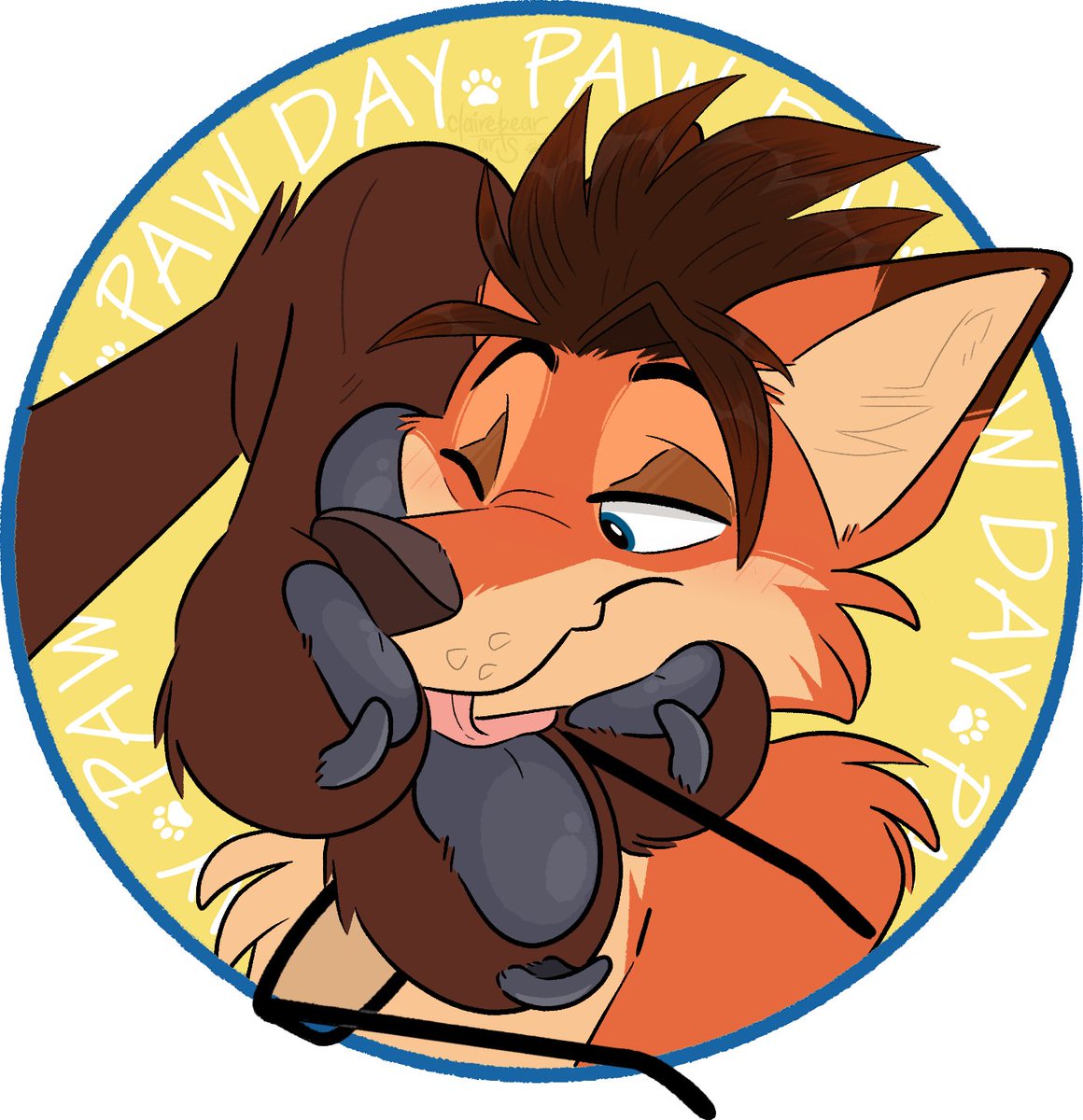 Have you ever licked Nick Wilde's paws? Sometimes Nick feels relaxed when his paws are massaged, and even more so when they are licked~

Art: <a href="/clairebearart/">ClaireBear</a> 

#PawDay #PawDay2025 #Paws #NickWilde #RickWilde #Zootopia2 #Zootopia #Licking