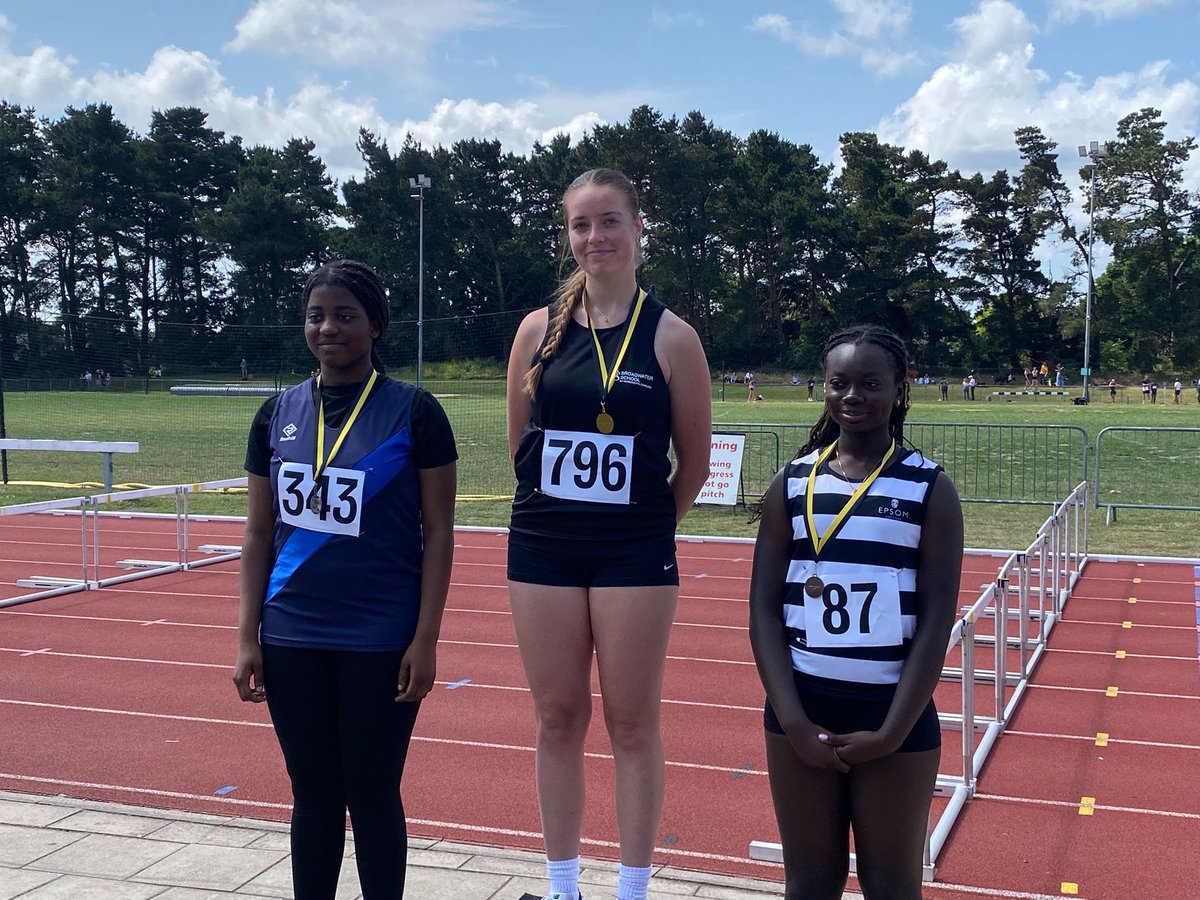 Will Grove (@grovepe17) on Twitter photo Superb throwing from Elizabeth to win gold at the Surrey Schools Athletics Championships <a href="/SySchAthletics/">SurreySchAthletics</a> with an outstanding throw in the discus. That hard work with <a href="/WaverleyAC1/">Waverley Athletics Club</a> has definitely made a difference! Well
Done Elizabeth! <a href="/BroadwaterNews/">Broadwater School News</a> Superb throwing from Elizabeth to win gold at the Surrey Schools Athletics Championships <a href="/SySchAthletics/">SurreySchAthletics</a> with an outstanding throw in the discus. That hard work with <a href="/WaverleyAC1/">Waverley Athletics Club</a> has definitely made a difference! Well
Done Elizabeth! <a href="/BroadwaterNews/">Broadwater School News</a>