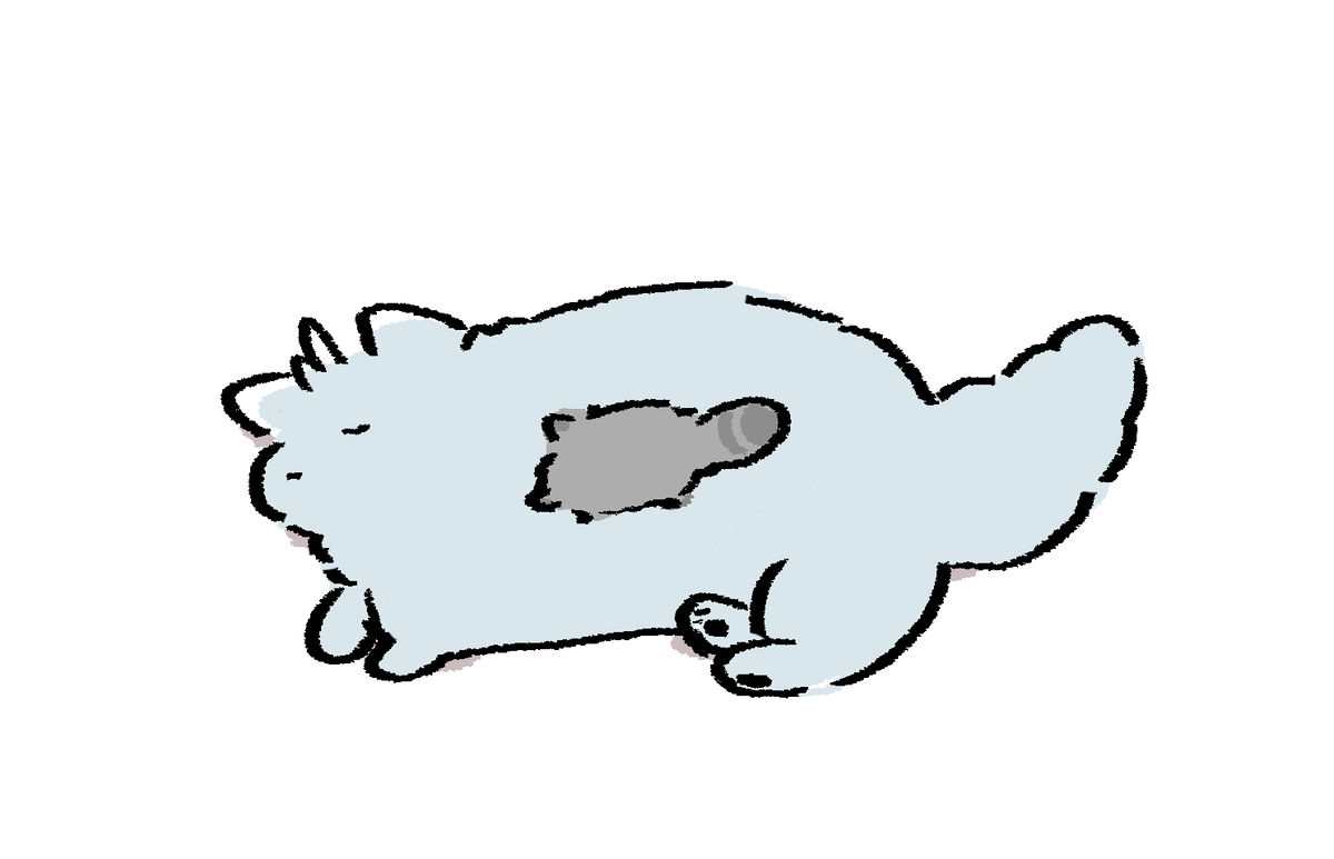 help42a's tweet image. 등에 파트너 부착...