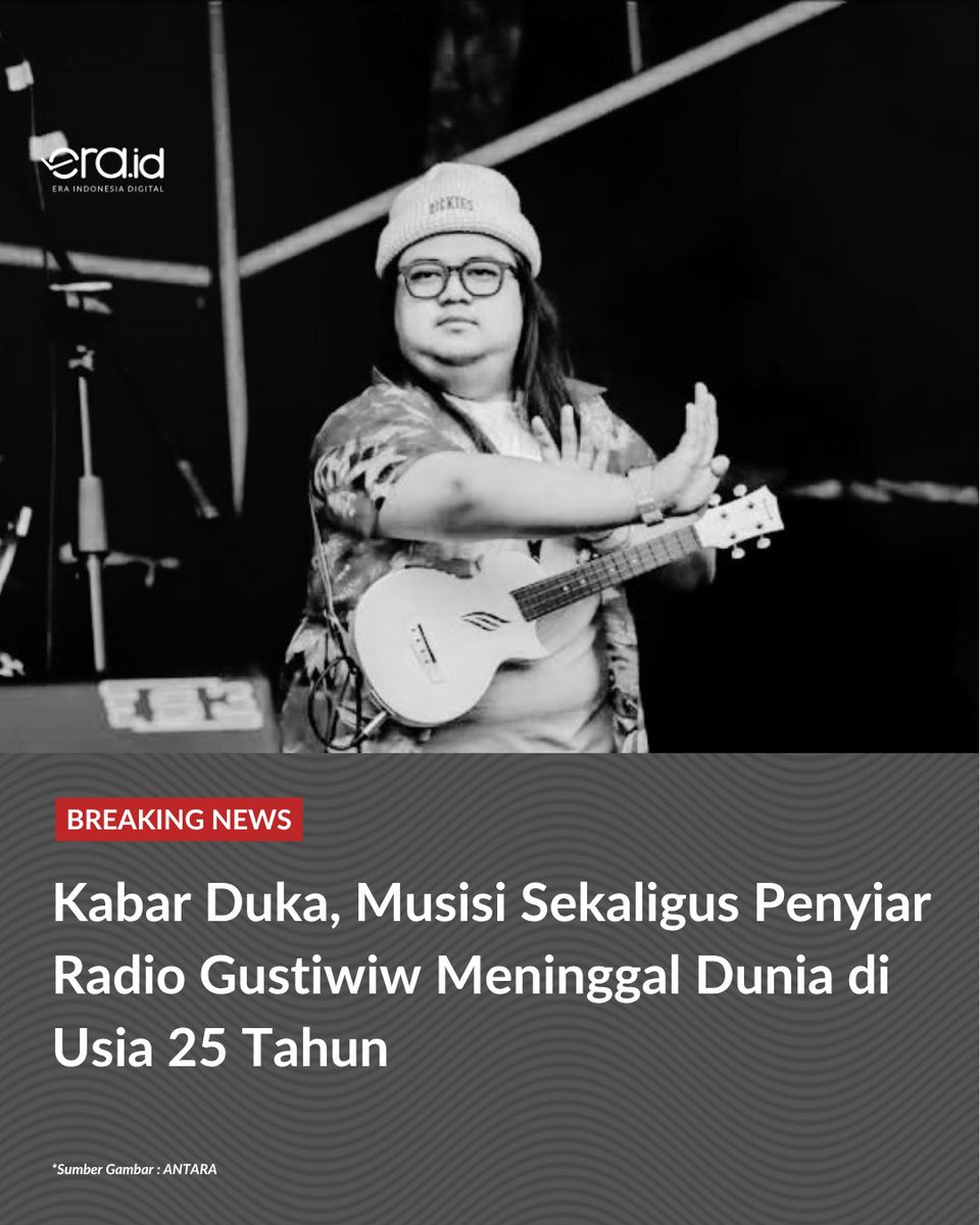 Kabar duka datang dari dunia musik dan radio Indonesia. Gusti Irwan Wibowo, yang lebih dikenal sebagai Gustiwiw, meninggal dunia. Ia dikenal sebagai penyiar radio di Gen FM serta musisi yang aktif di kalangan musik Jakarta.

Kabar ini diumumkan oleh akun Instagram Radio Jak10fm,