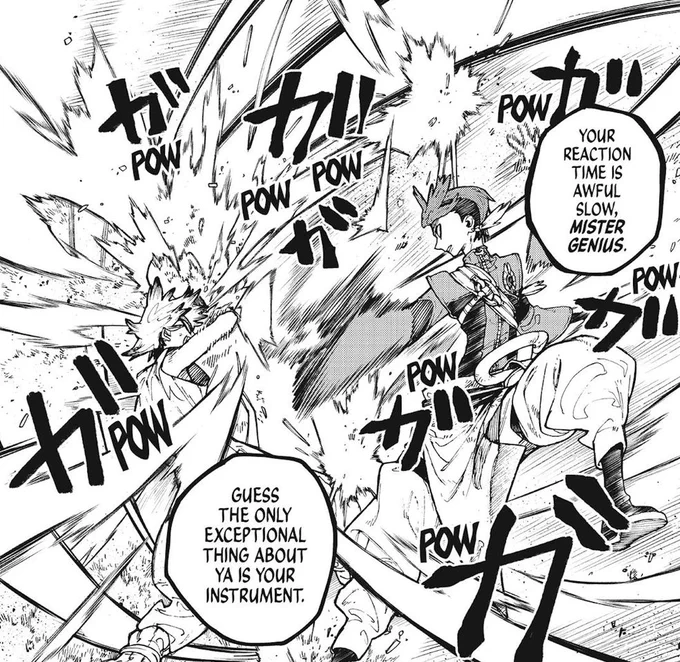 Meanwhile, Zanka is the epitome of how Pasifika would infuse objects with mana: he is, by all accounts, an Average Joe in terms of physical strength and smarts, but he knows EVERYTHING about his Jinki and cares about it so much he calls it his "partner" (Aibou also means partner) 