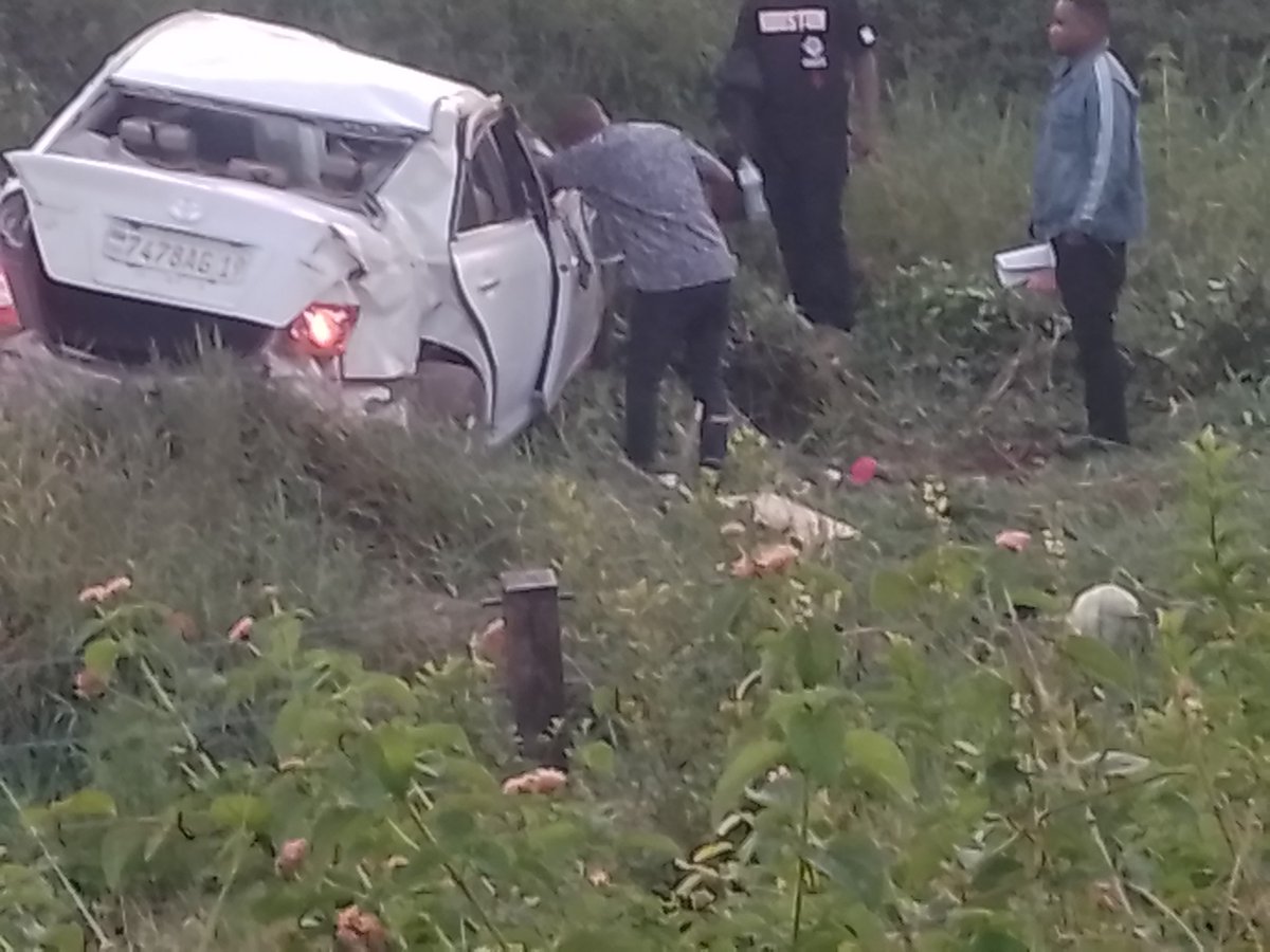 An Accident has just happened this morning in Queen Elizabeth National Park towards towards the Kazinga Channel frm Mbarara. No one died or injured amongest 2 gents who were there its a Mark II DRC Number plate <a href="/1005kgr/">Kasese Guide Radio</a> <a href="/ntvuganda/">NTV UGANDA</a> <a href="/nbstv/">NBS Television</a> <a href="/ubctvuganda/">UBC UGANDA</a> <a href="/newvisionwire/">The New Vision</a> <a href="/DailyMonitor/">Daily Monitor</a>