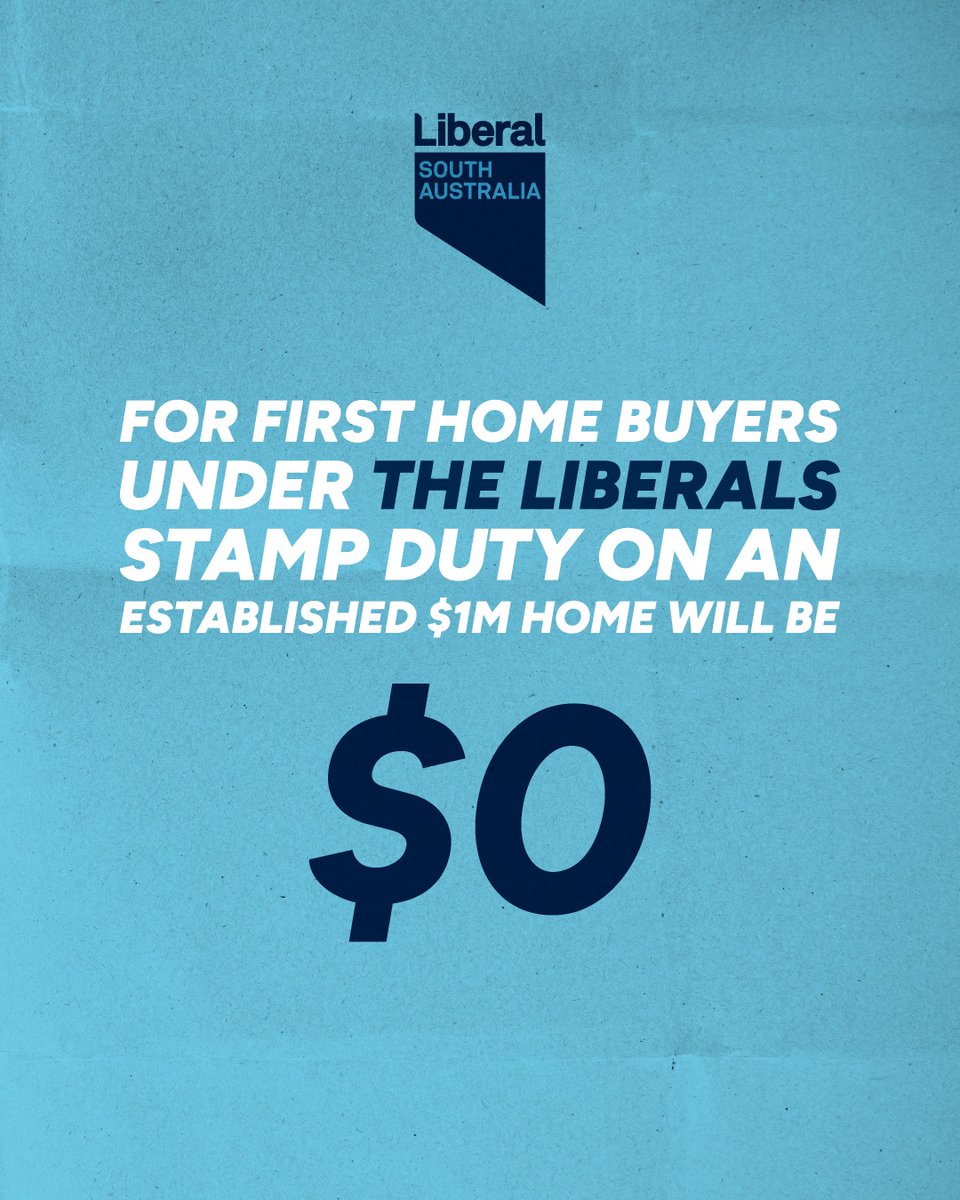 We want more young South Australians to buy a home here, to build a career here, and raise a family here. 

Our plan will help more young South Australians buy their first home.