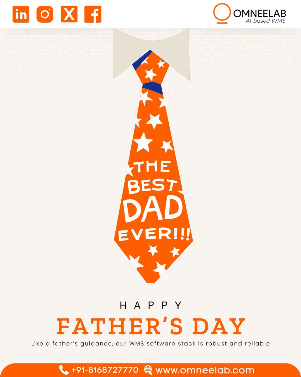 Happy Father’s Day!

Just like a father’s steady guidance, our WMS software stack is robust and reliable, ensuring your operations run smoothly and efficiently every day. Here’s to the strength and dependability that keeps everything on track—just like dad!
.
.
#FathersDay #WMS