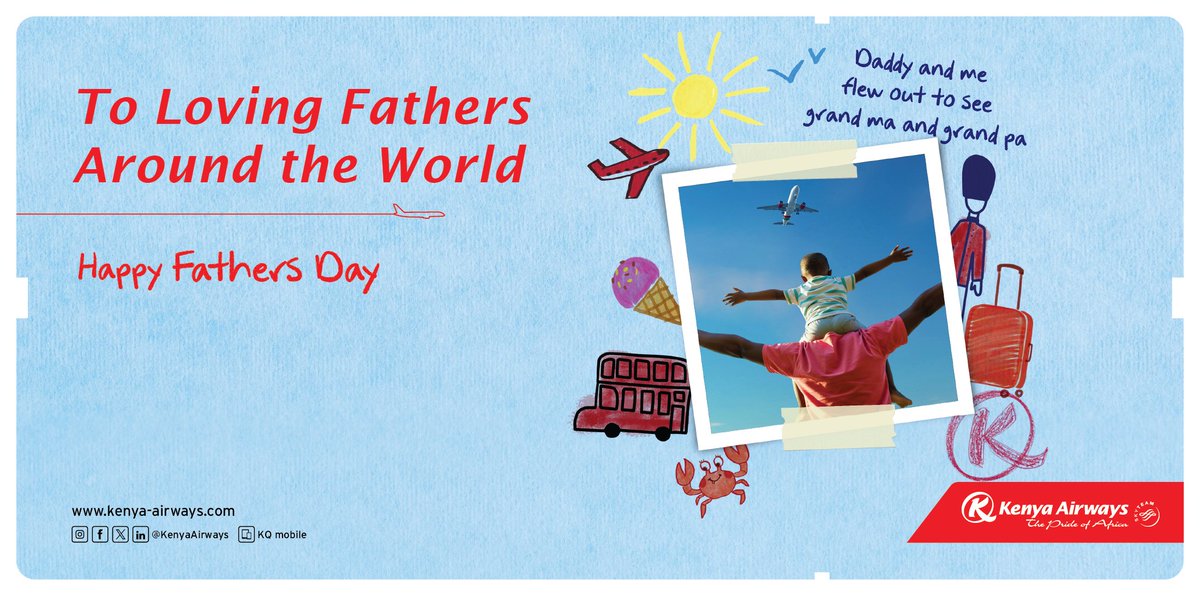 To Loving Fathers Around the World, Happy Fathers' Day from the Pride Of Africa