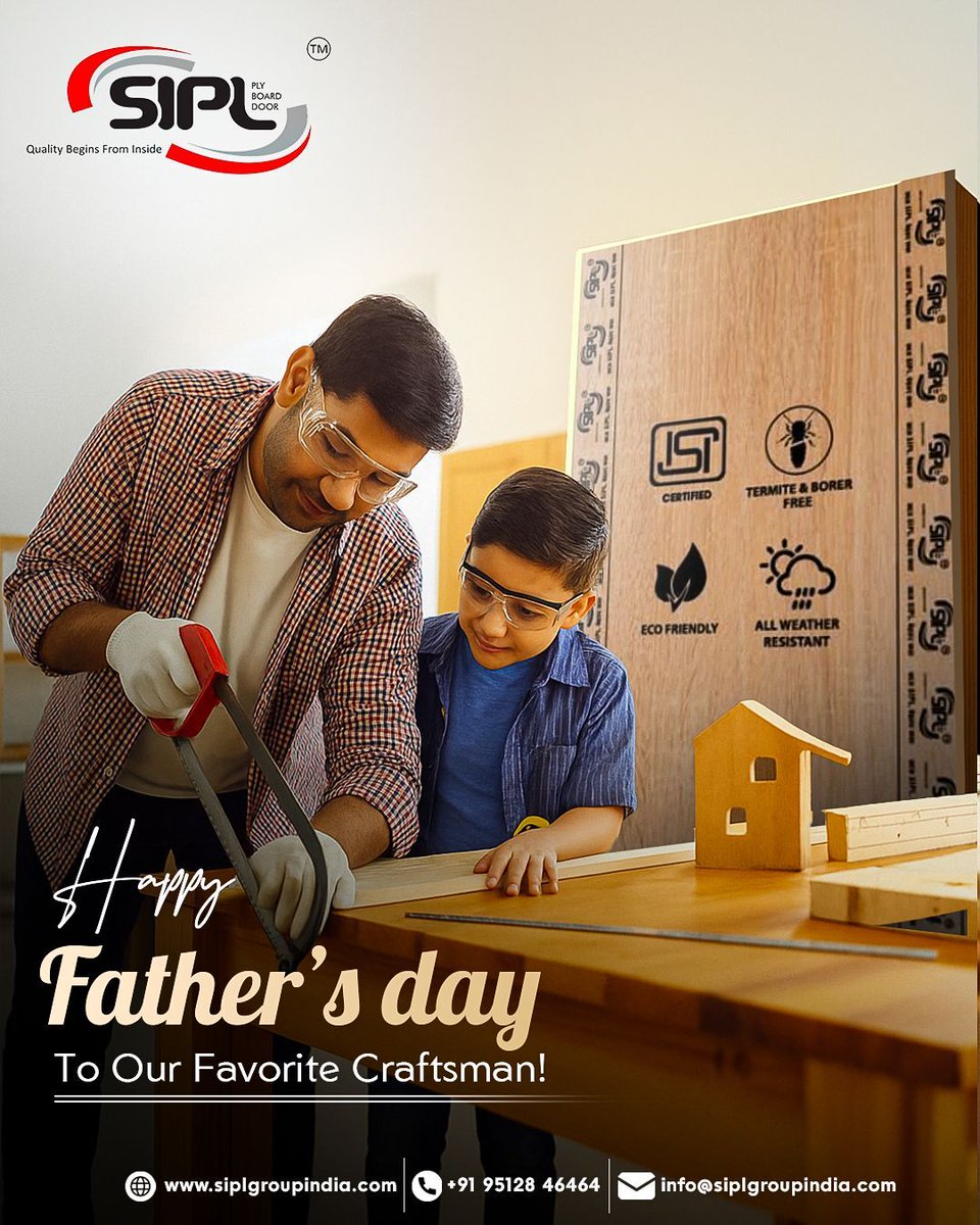 siplgroupindia1's tweet image. Every vision begins with strong support. SIPL wishes a heartfelt Father’s Day to those who stand tall behind every success and smile.

#SIPL #FathersDayCheers #SupportThatMatters #DadStrength #ProudMoments