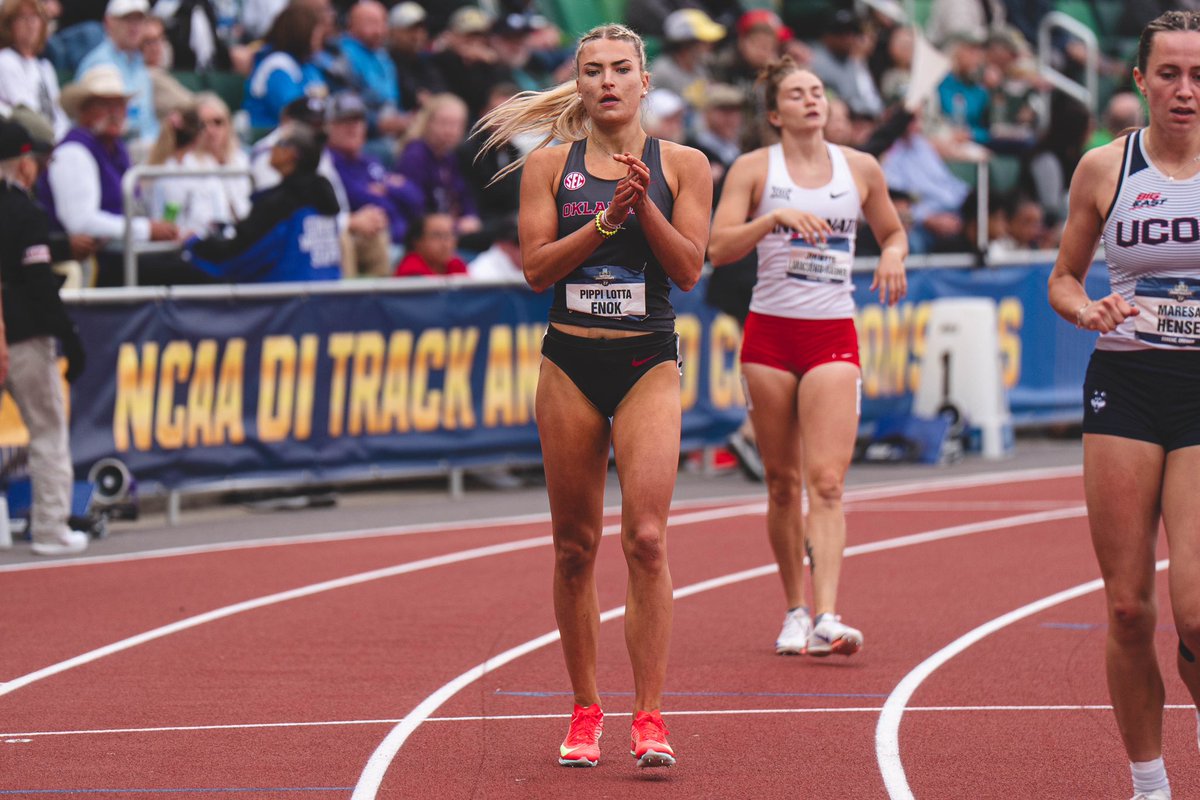 Pippi Lotta Enok with an incredible performance, 6,285 points in the heptathlon 🤩

» National champion 
» Estonian national record 
» No. 10 all-time in NCAA collegiate history 
» 11th in the world in 2025 
» No. 7 in NCAA Outdoor Championship history 
» School record
