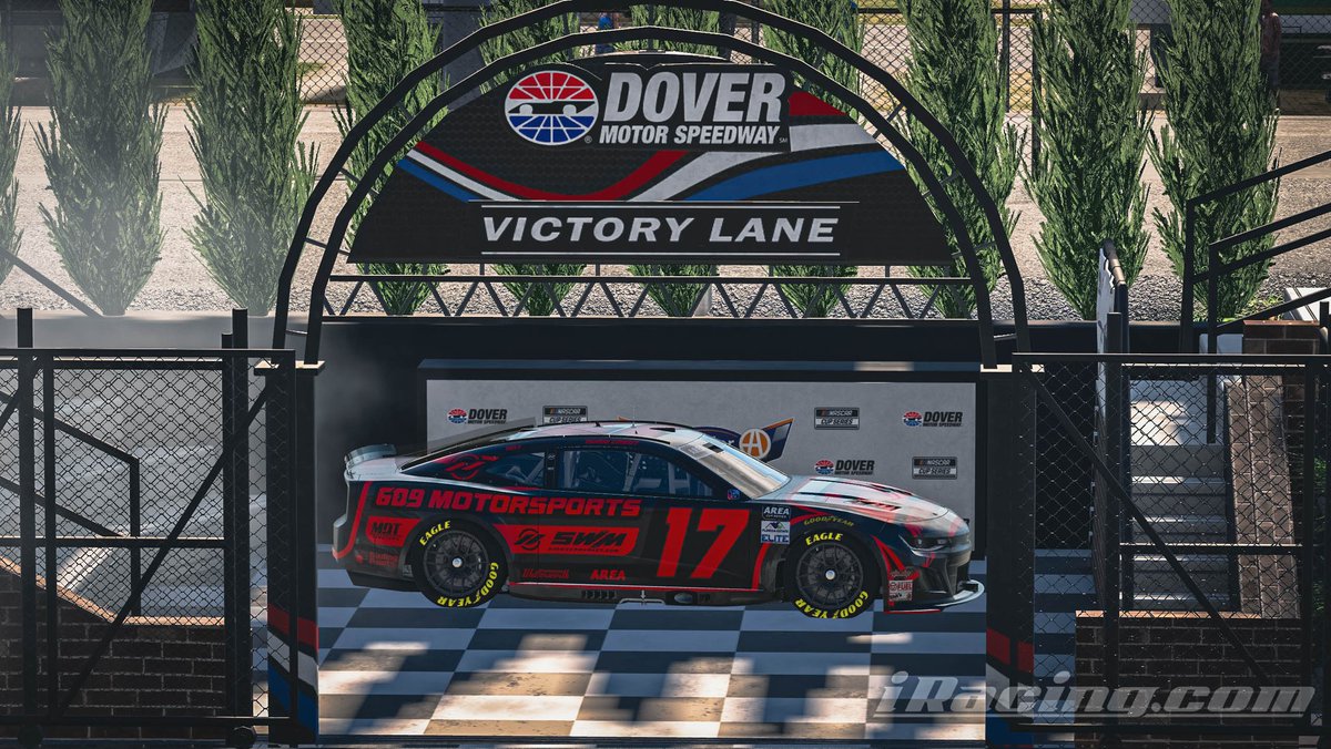 SNRLeague's tweet image. Concrete Cabot strikes again at @MonsterMile and pulls into Victory Lane in the @SNRLeague Cup Series after a dominating day live on @VSPEEDSim 🏁