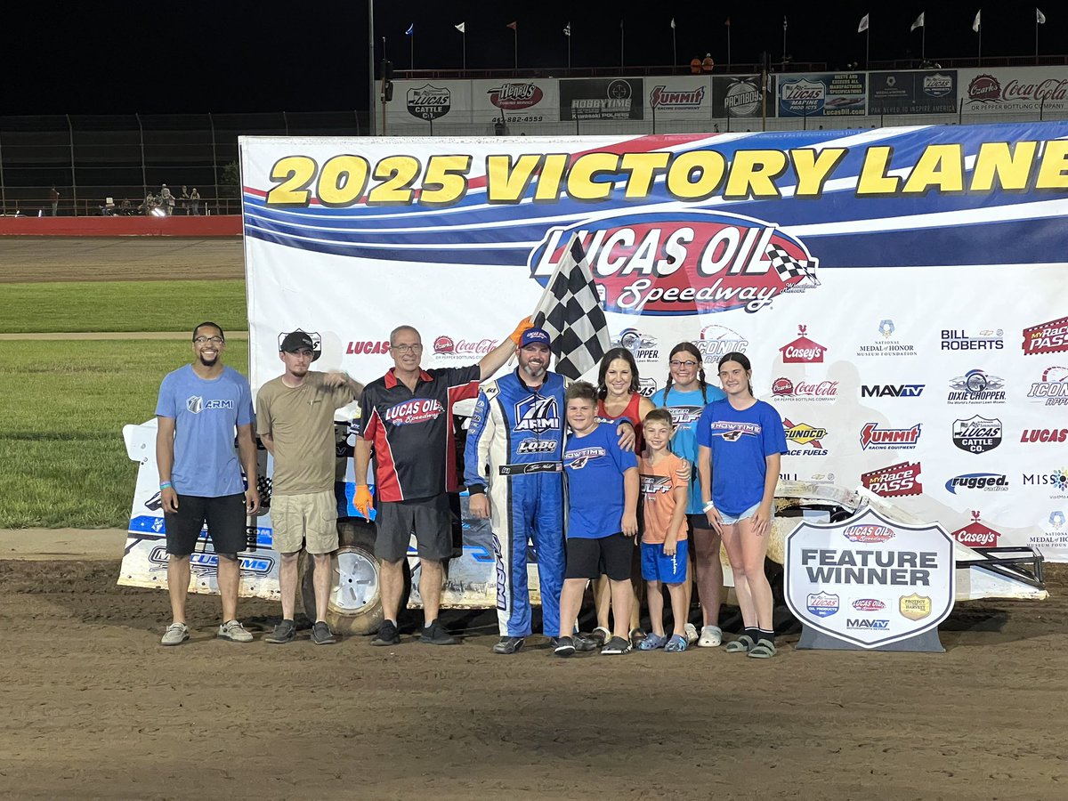 Congratulations to the Pitts Homes &amp; Realty Weekly Series #6 Arctic Food Equipment USRA Modified Winner Tyler Wolf