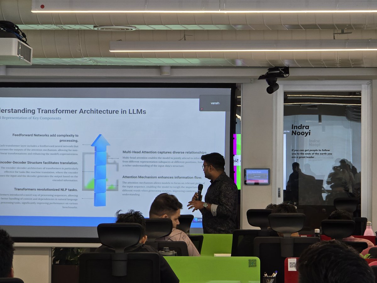 reactdelhi's tweet image. Anurag Dixit (SDE3 @cvent) made jumping into AI feel a lot less overwhelming 🤯✨
He laid out a clear, practical roadmap for developers to get started with AI and the right tools — no noise, just real talk 🤝🛠️
#ReactDelhi #AIforDevs #DeveloperRoadmap #ReactJS #TechCommunity