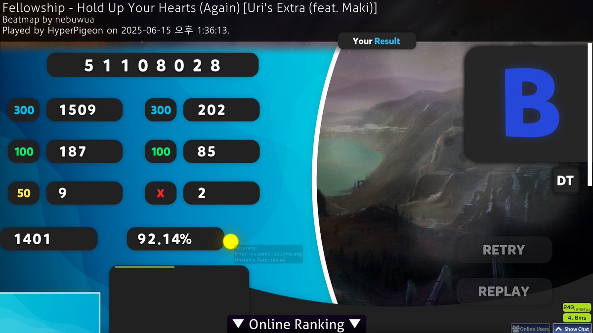 usual reading and acc but UNUSUAL combo and misscount (665pp)