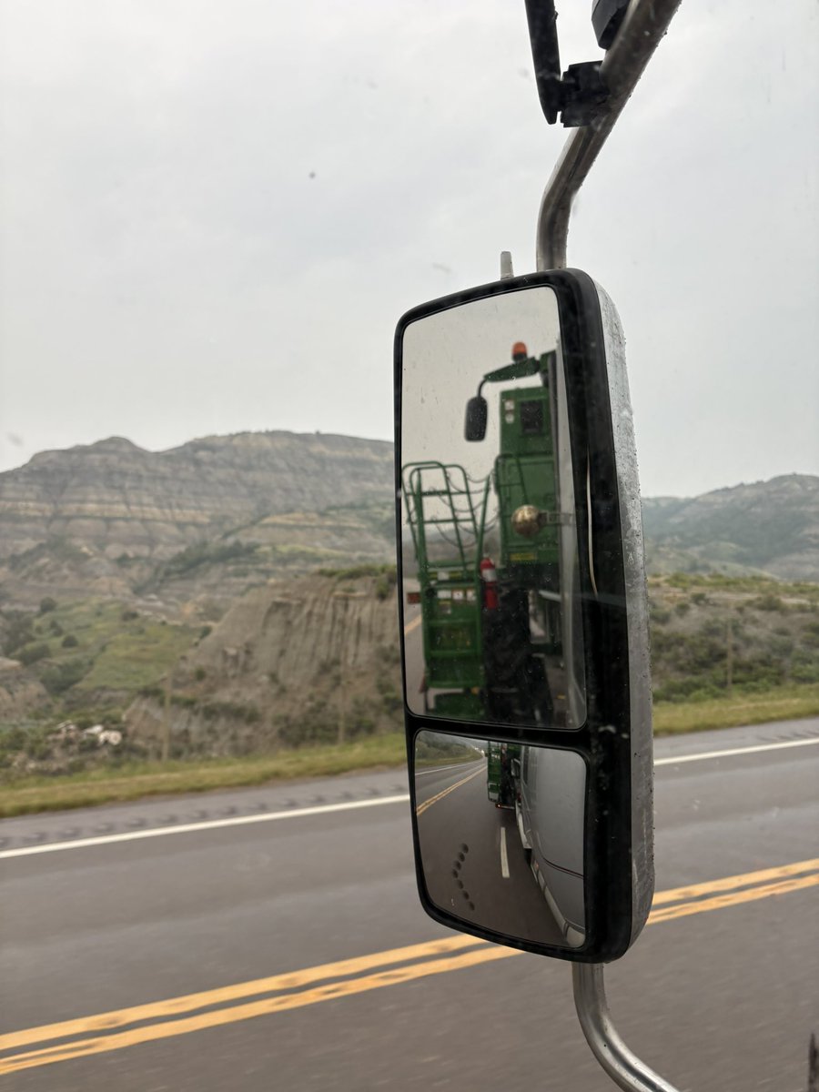 3 days, 2,272 km, 6 vehicles and 122 tires made the annual trip from Saskatchewan to Oklahoma… couple detours, couple storms, and a couple good people helping out with the crew this year
