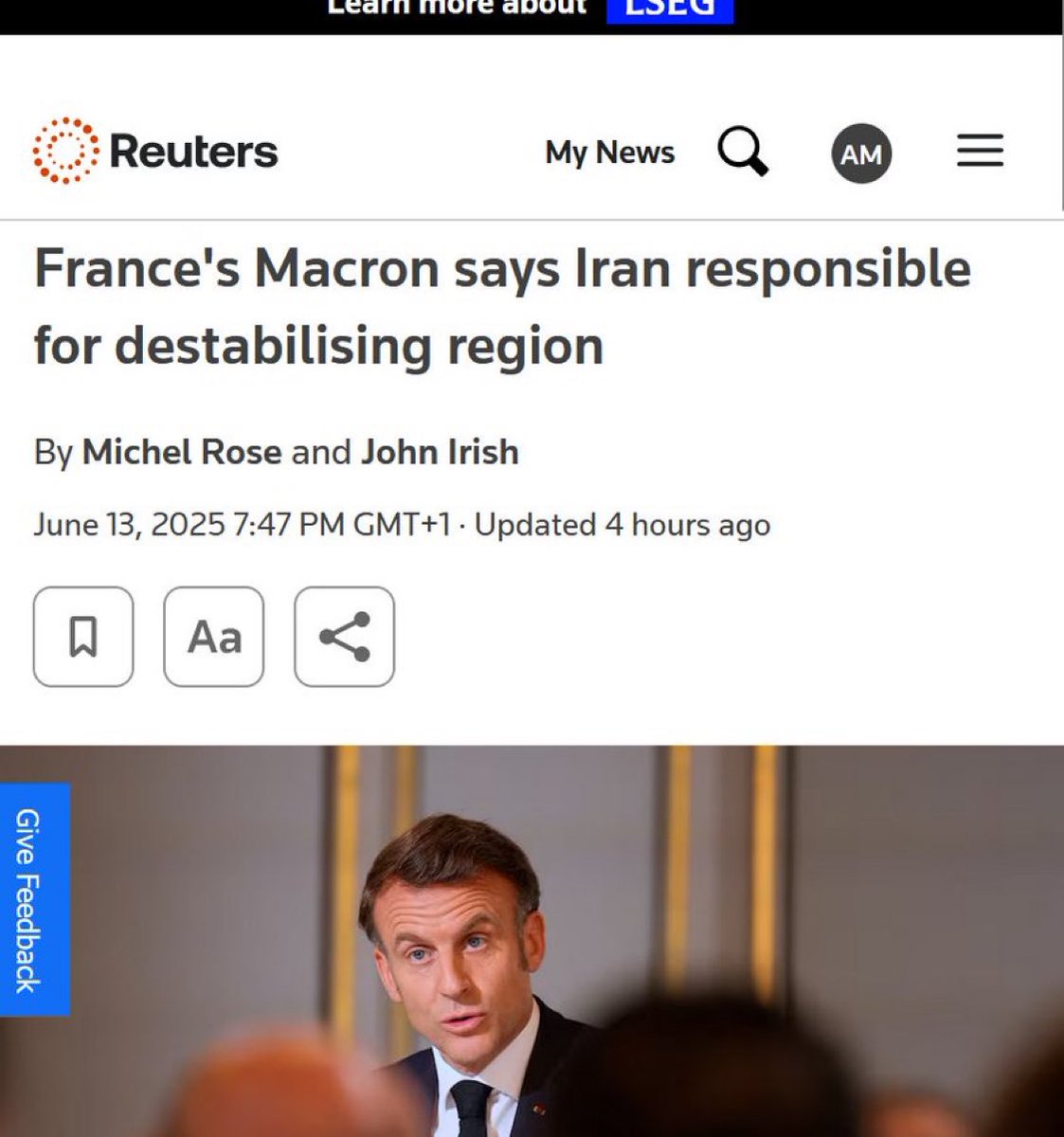 Israel is the wife bitching France with slaps