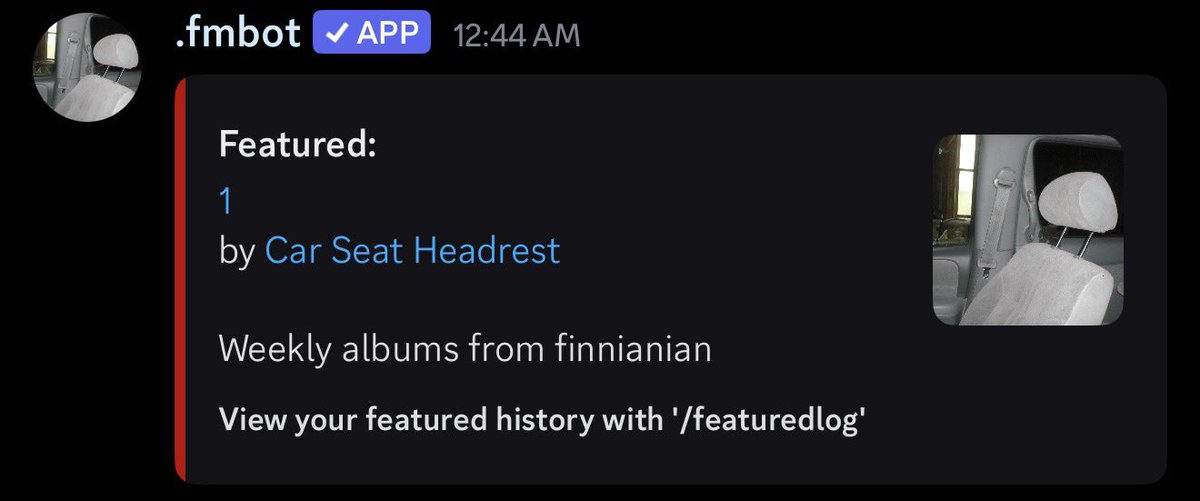 cshfacts's tweet image. fmbot had the best numbered album as its pfp rn