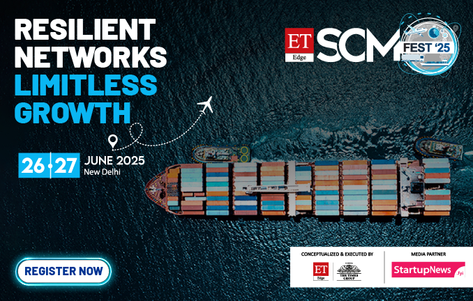 📦 ET Edge SCM Fest 2025 – New Delhi
 Theme: Resilient Networks, Limitless Growth
Join India’s most influential supply chain leaders, strategists, and innovators for a two-day power summit on the future of supply chain management. 🌐🚛

📅 Date: June 26–27, 2025
📍 Venue: New