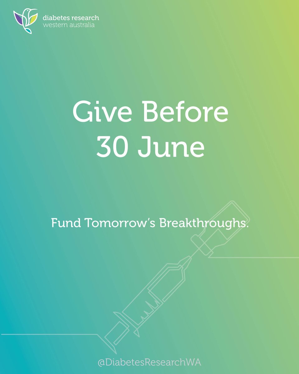 Diabetes Research WA tweet media