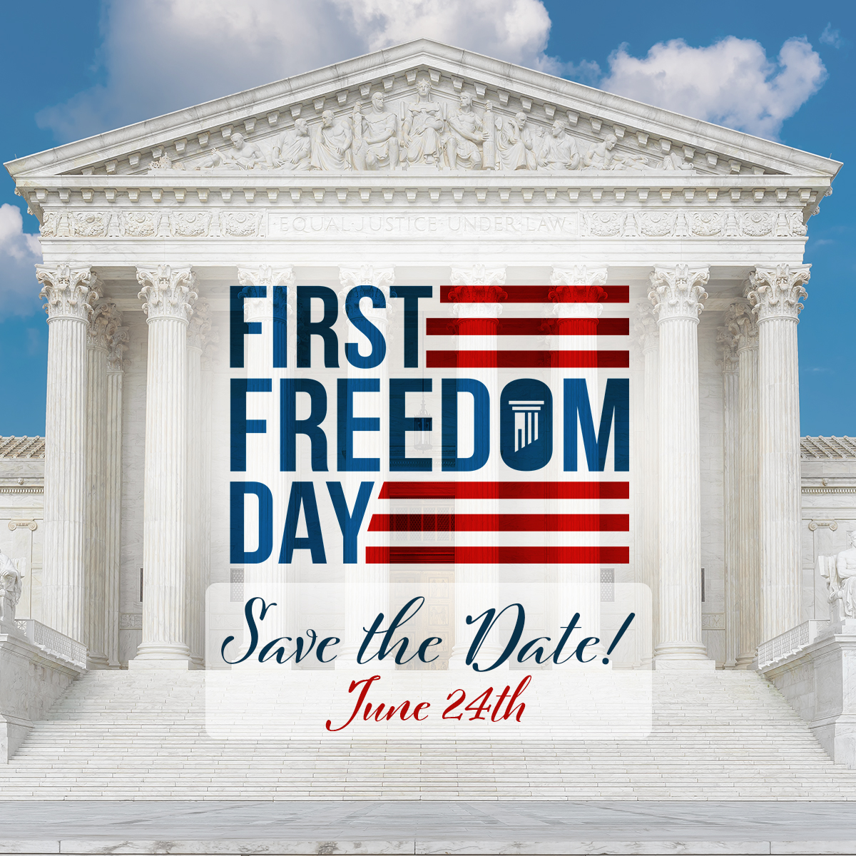 firstliberty_'s tweet photo. Celebrate our third-annual First Freedom Day with us on Tuesday, June 24!
Learn more: https://t.co/MmPuYJUV8D
#FirstFreedomDay #SupremeCourt #wins #religiousfreedom #FirstLiberty #celebrate https://t.co/Hb1wAOnKnG
