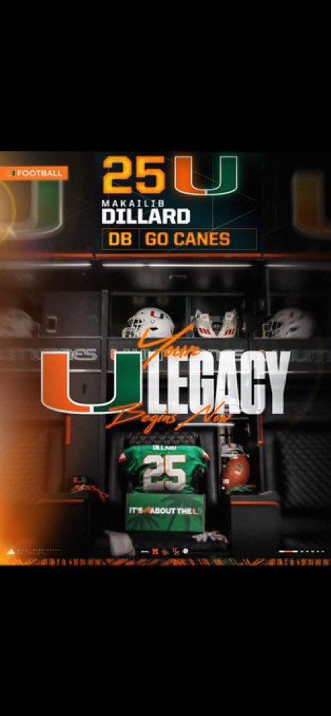 DillardKailib's tweet image. Appreciate all the love from @CanesFootball 🟠🟢‼️
#GoCanes