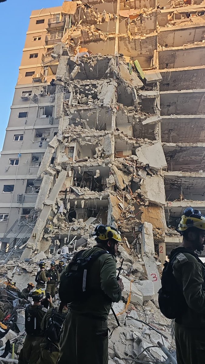 Tonight, once again, the Iranian regime deliberately targeted Israeli civilians as they slept.

8 people killed, including 4 children.
Over 200 injured. 35 still missing.
Families torn apart.

Iran targets innocents.
Israel targets nuclear and military sites - to stop the world’s