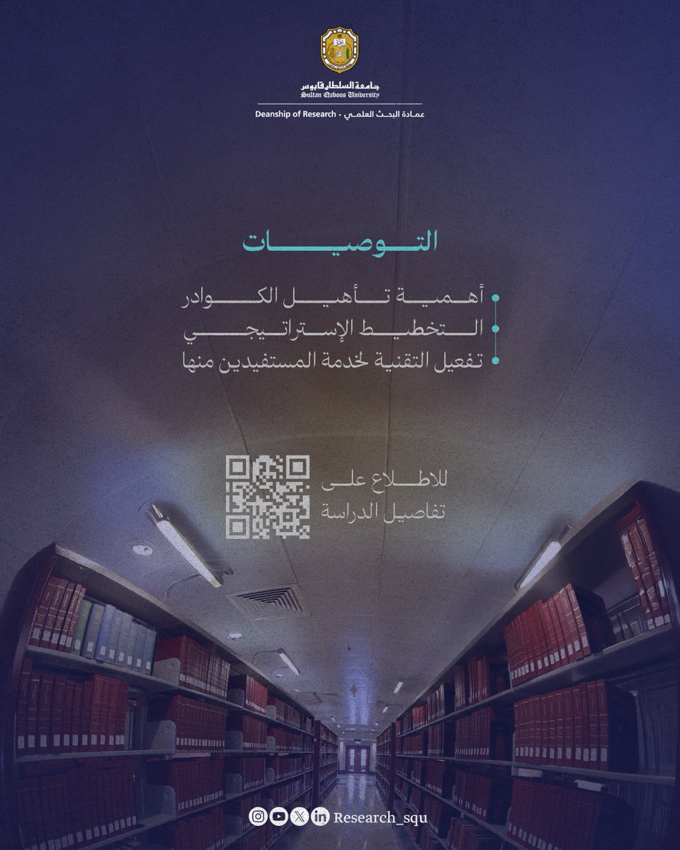 Research_SQU's tweet image. كيف نستفيد من تطبيقات الطائرات بدون طيار في خدمة المعرفة الأكاديمية؟
دراسة حديثة في مكتبات جامعة السلطان قابوس تستعرض واقع الجاهزية وتطرح توصيات للتفعيل
search.mandumah.com/Record/1451515
#نبحث_للغد
#عمادة_البحث_العلمي