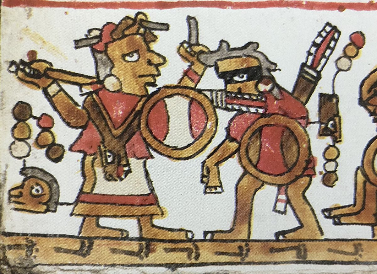 Mujeres guerreras.

La señora seis mono fue gobernante del señorío de Jaltepec, en el actual estado de Oaxaca, y una formidable guerrera que conquistó diversos poblados. En el Códice Selden se le representó con un quexquémitl de serpiente, un escudo y sujetando a un cautivo.